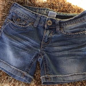 Hydraulic Denim Shorts